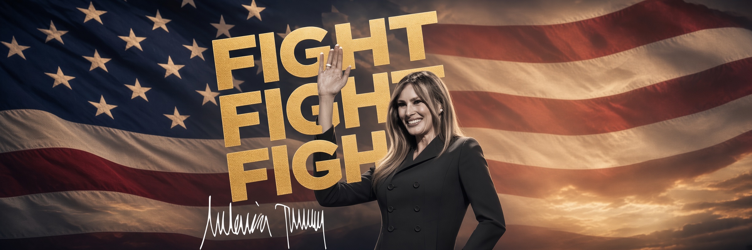 OFFICIAL MELANIA Banner